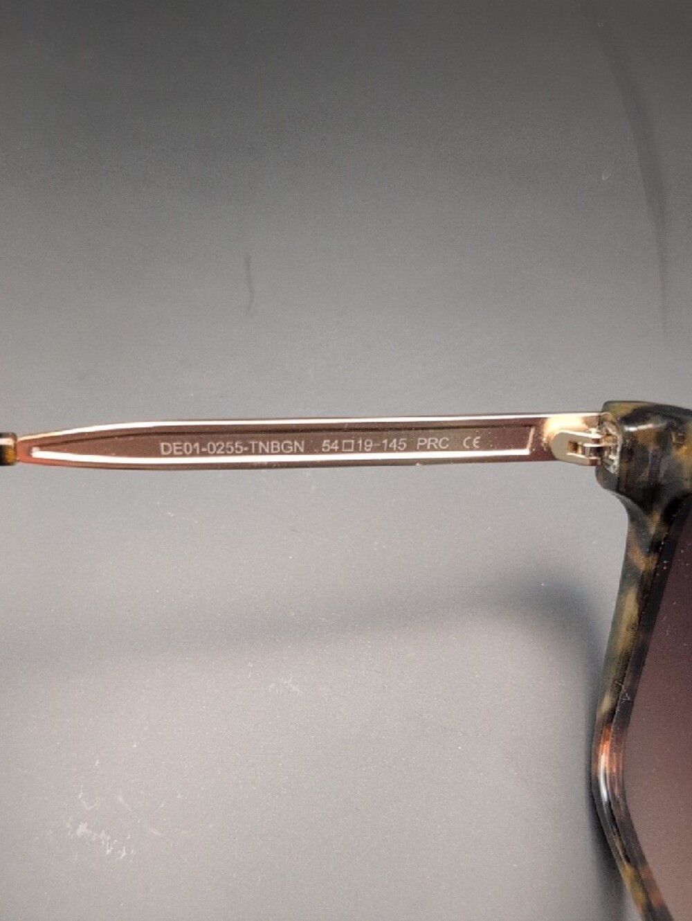 DIFF 54mm Hailey Sunglasses  Tortoiseshell Square with Brown Lenses - Picture 11 of 12